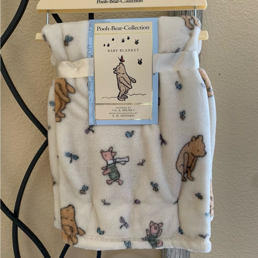 Pooh Bear Collection Baby Blanket